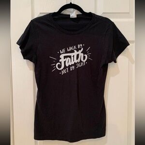 Black Faith t shirt